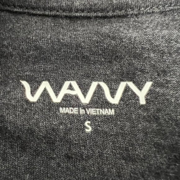 Wavvy Womens Charcoal Crew Neck Sleeveless Pullover T-Shirt Size Small - Picture 7 of 8